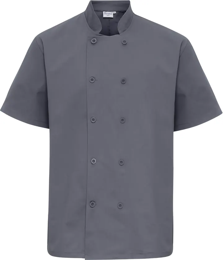 Veste de cuisine manches courtes Steel