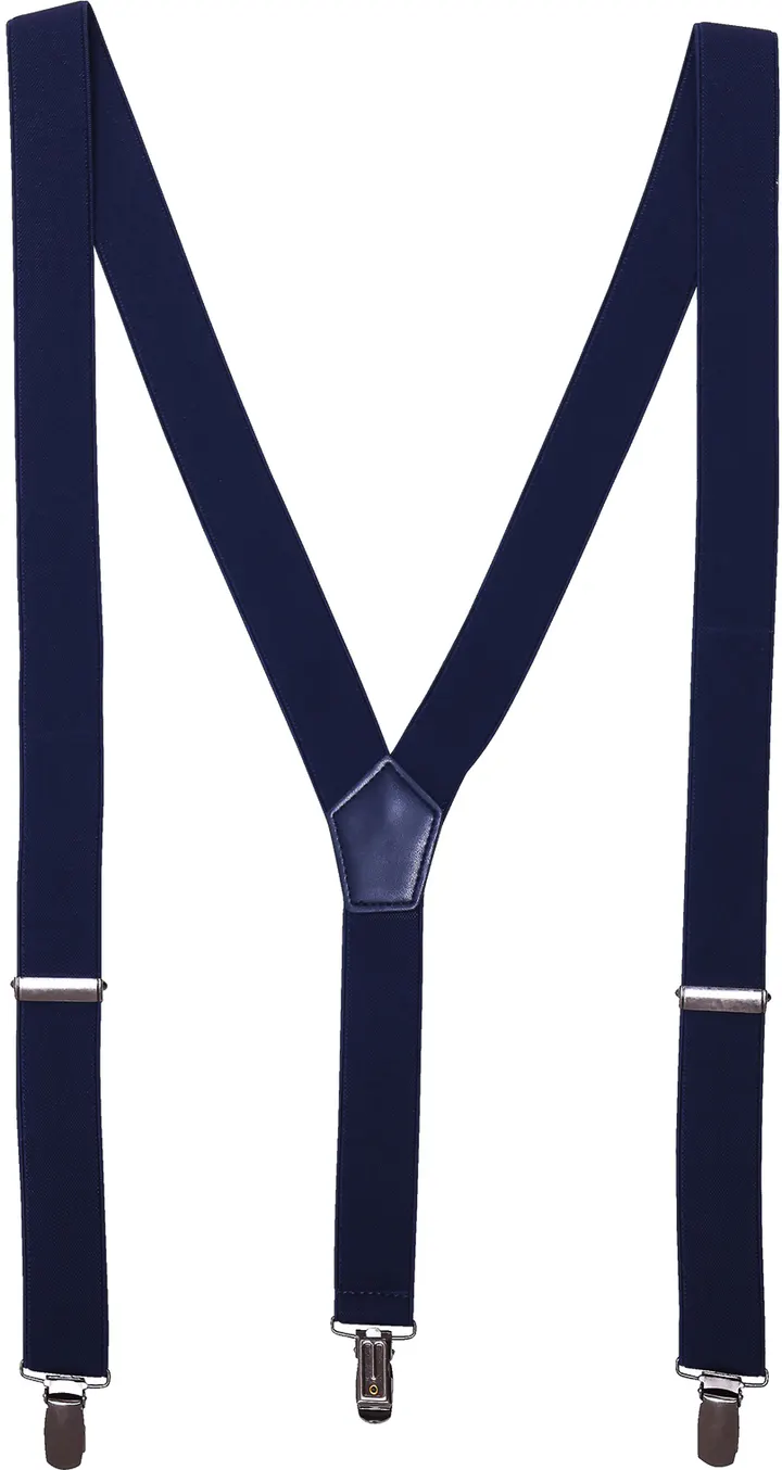Clip trouser braces Navy