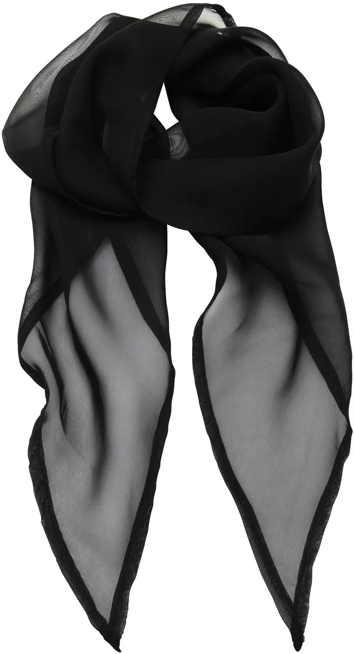 Foulard mousseline Black