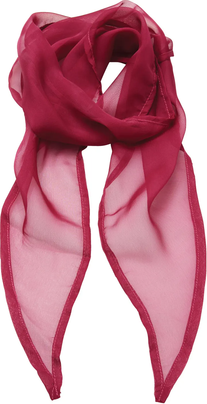 Foulard mousseline Hot Pink