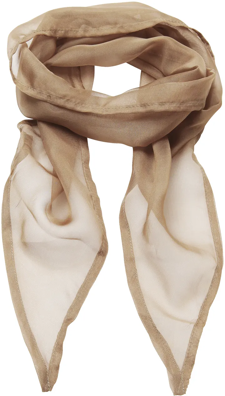 Foulard mousseline Khaki Beige