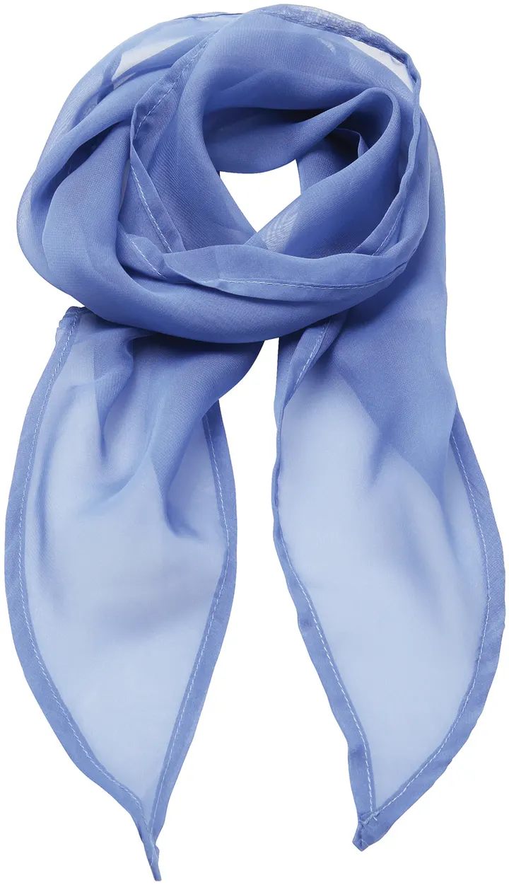 Foulard mousseline Mid Blue