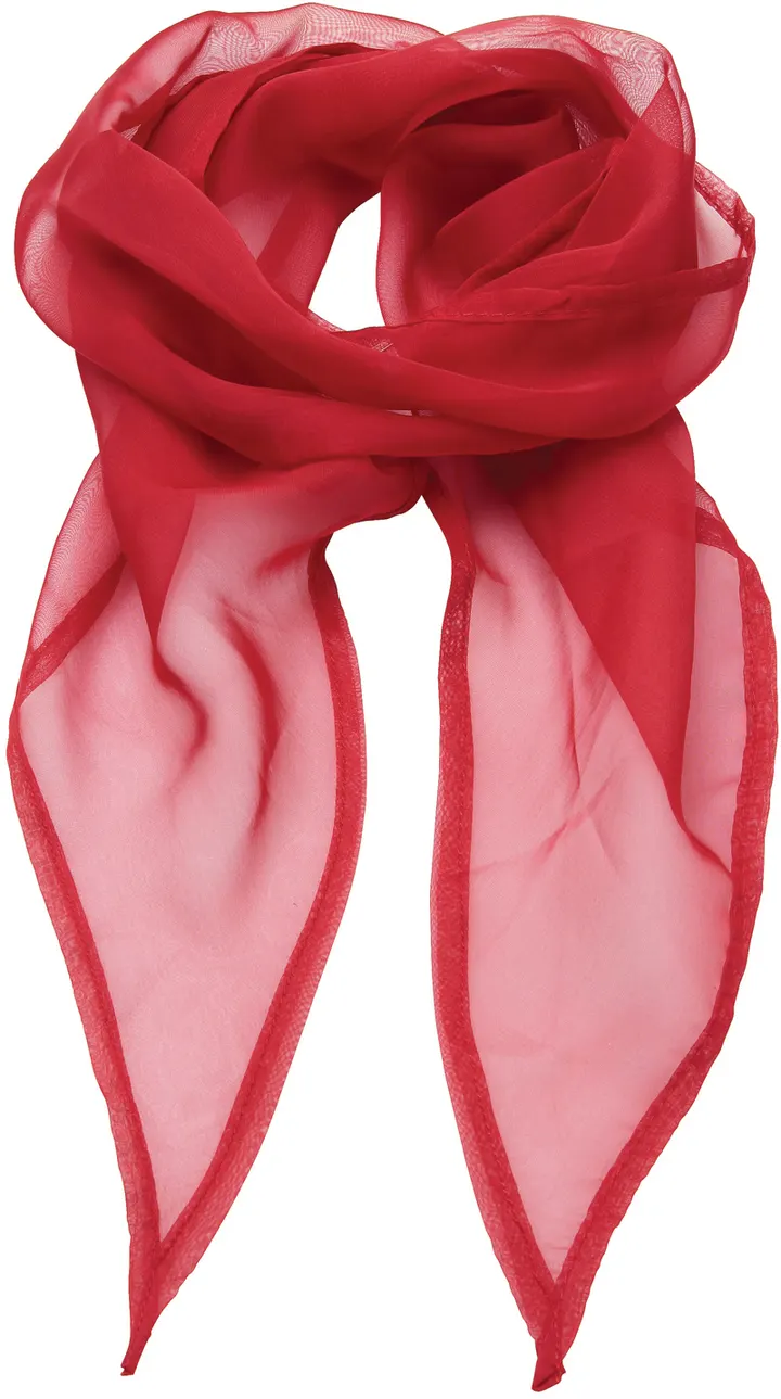 Foulard mousseline Red