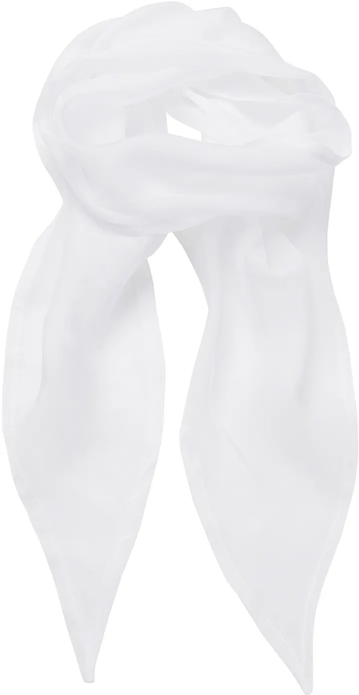 Foulard mousseline White