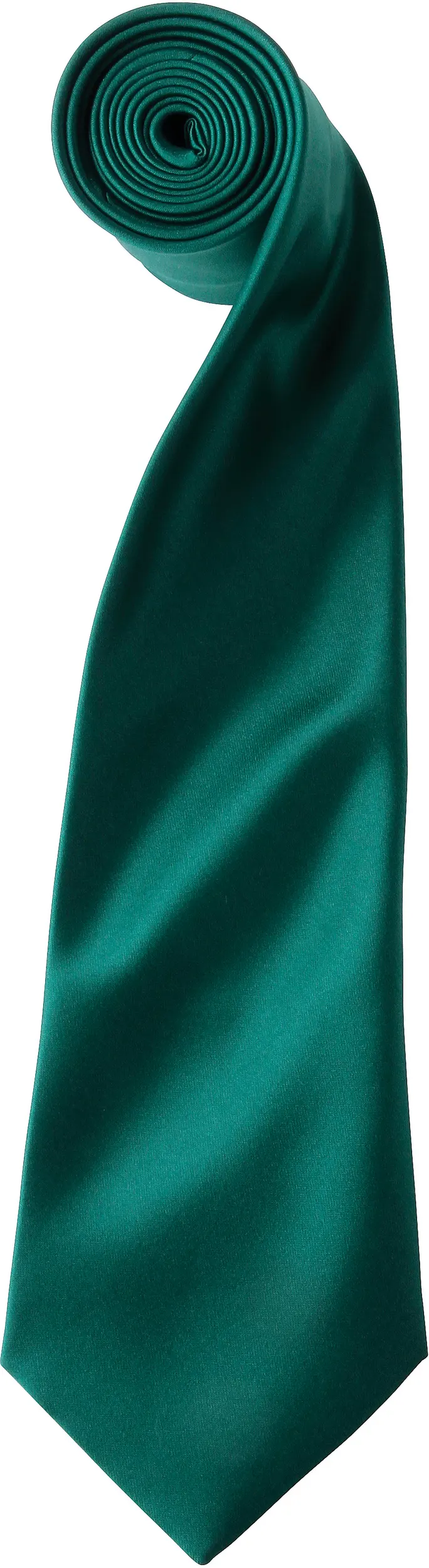 colours' Satin Tie Bottle Green