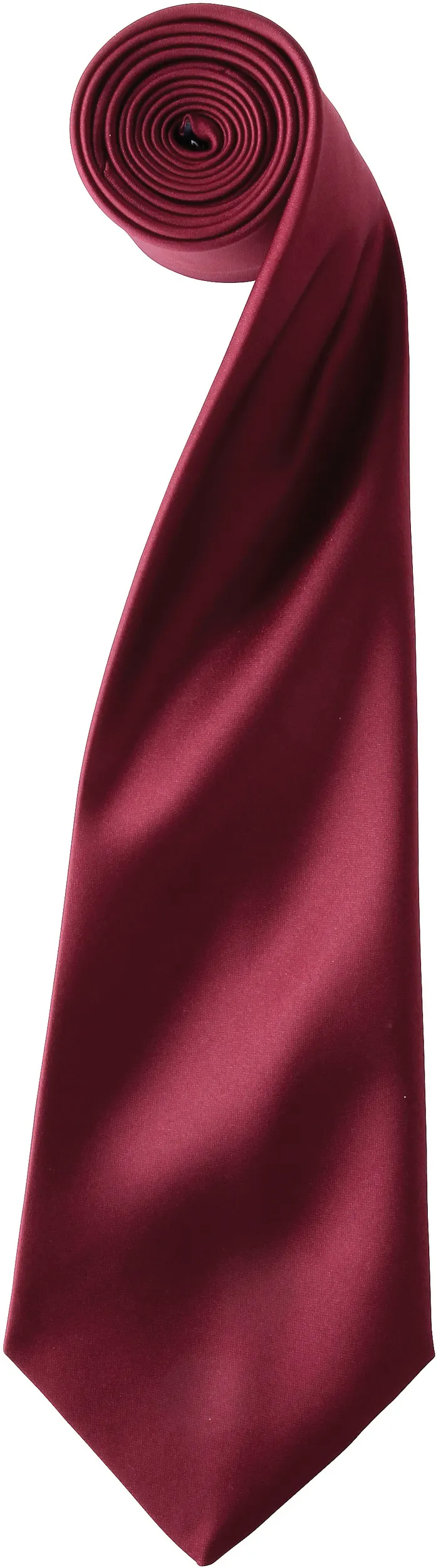 colours' Satin Tie Burgundy