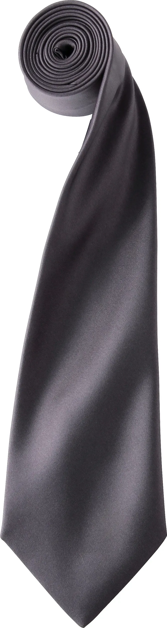 colours' Satin Tie Dark Grey