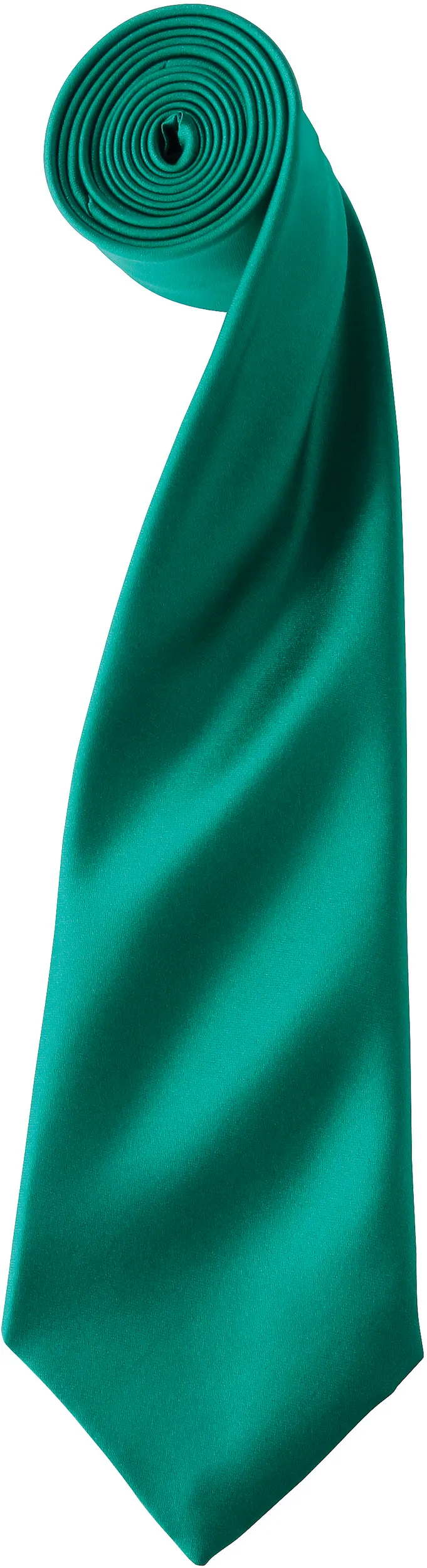 colours' Satin Tie Emerald