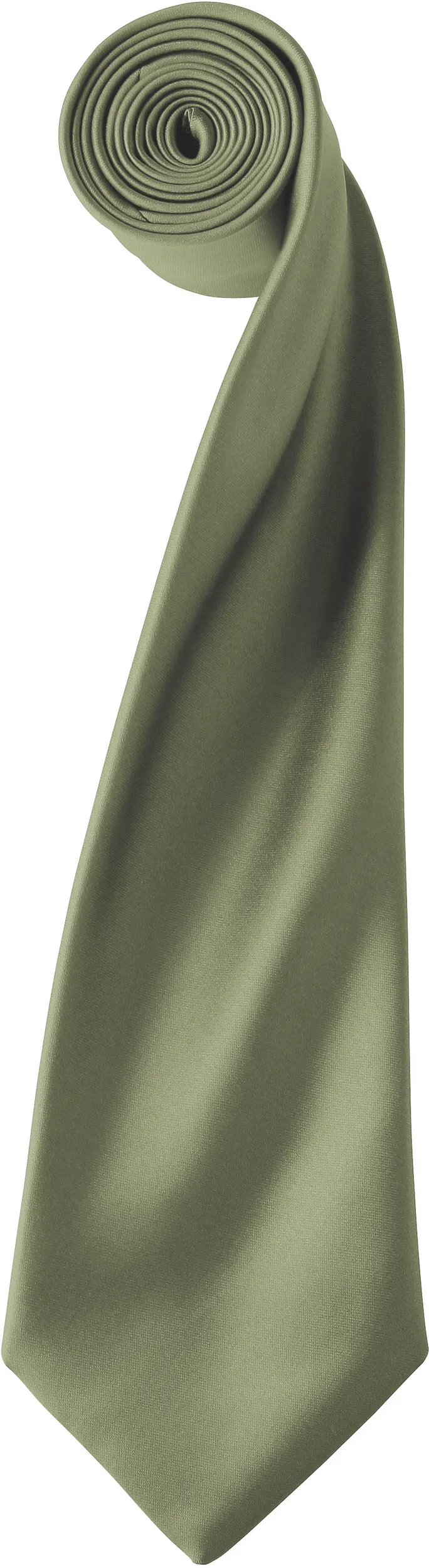 colours' Satin Tie Green Olive