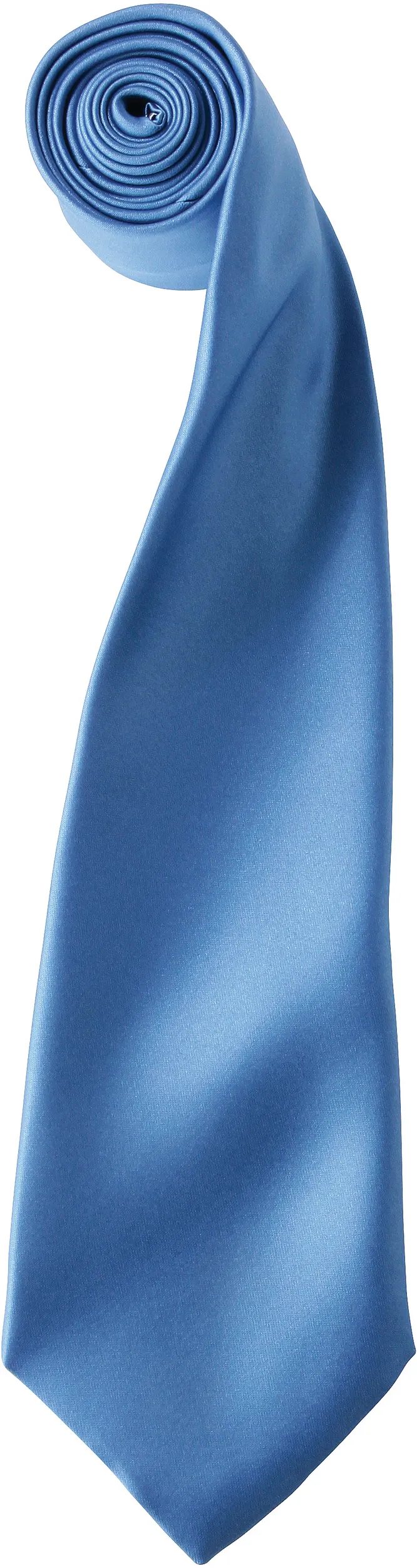 colours' Satin Tie Mid Blue