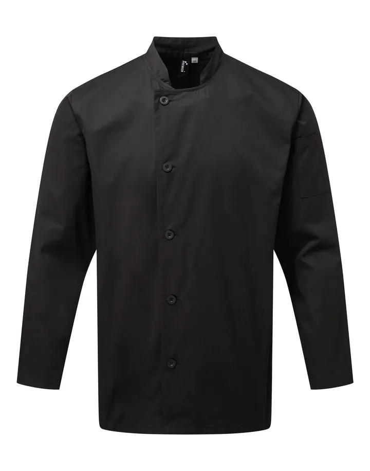 Veste chef cuisinier manches longues "Essential" Black