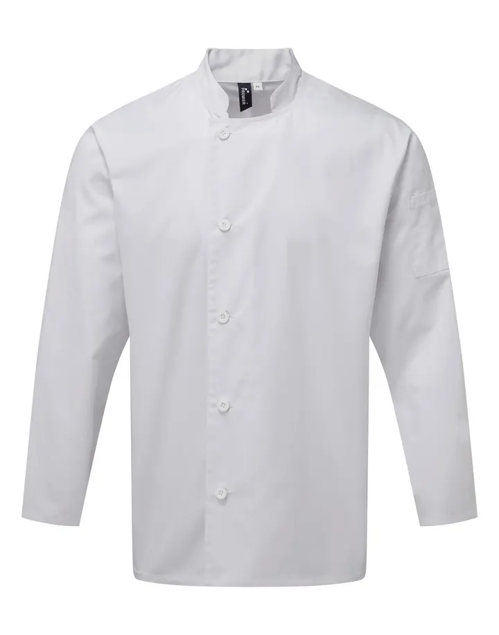 Veste chef cuisinier manches longues "Essential" White
