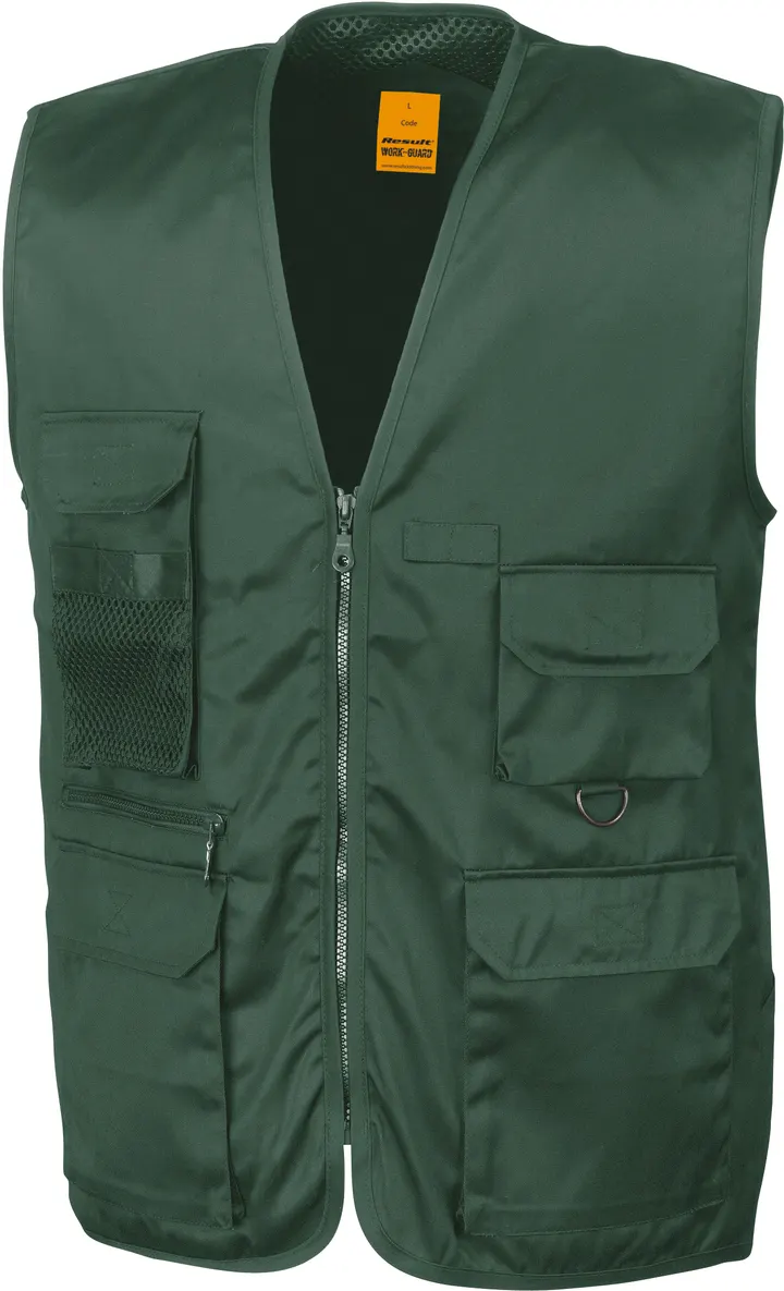 Safari Waistcoat Lichen Green