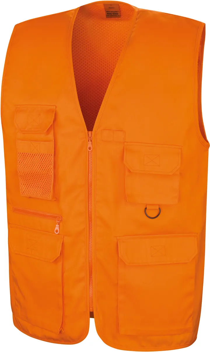 Safari Waistcoat Orange
