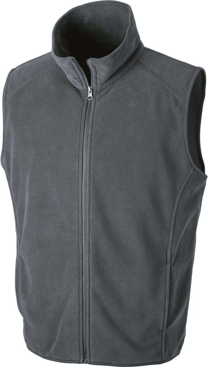 Mikrofleece-Gilet Charcoal