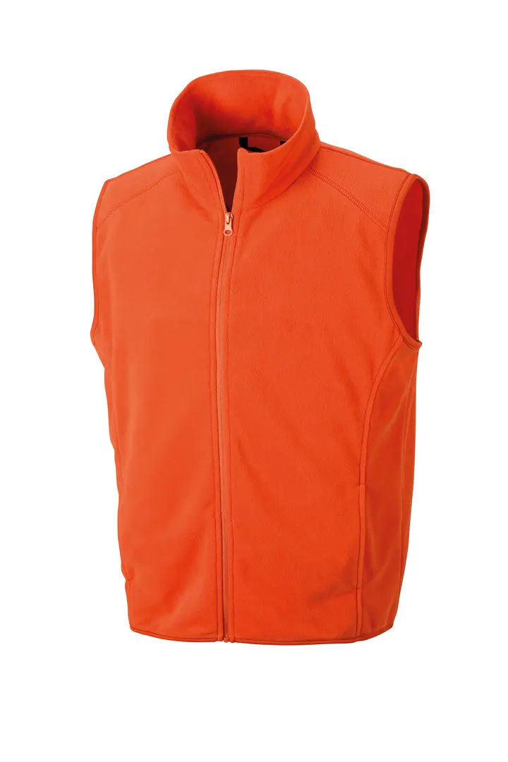 Mikrofleece-Gilet Orange