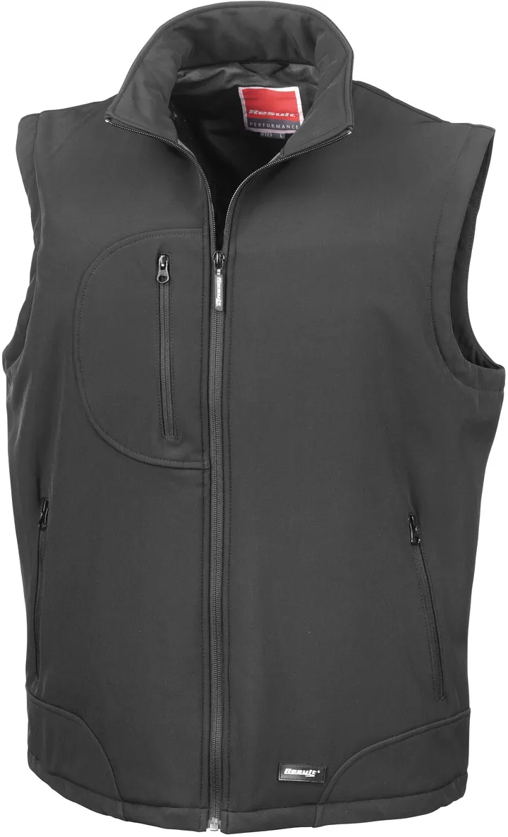 Softshell Bodywärmer Black
