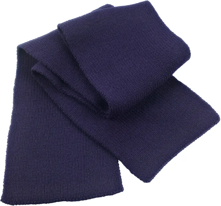Classic Heavy Knit Scarf Navy