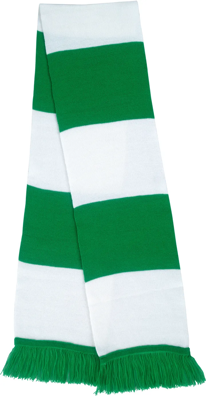 Team Scarf Kelly Green / White