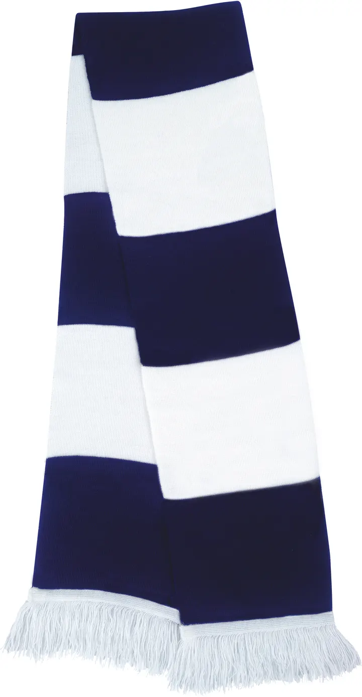 Team Scarf White / Navy