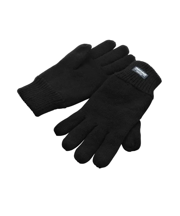 Klassische, mit Thinsulate™ gefütterte Handschuhe Black