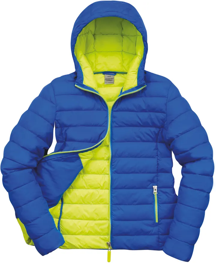 Doudoune femme Snowbird Ocean Blue / Lime Punch