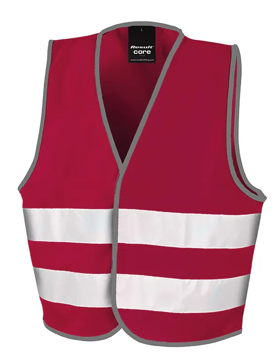 Gilet de visibilité enfant Burgundy