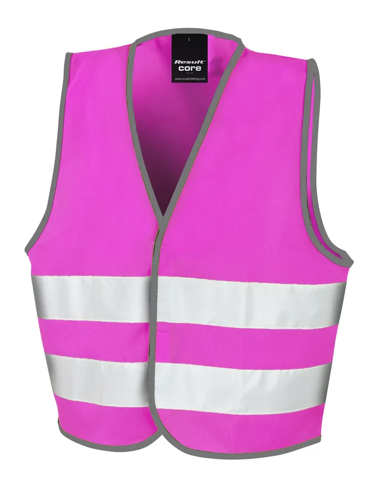 Gilet de visibilité enfant Fluorescent pink