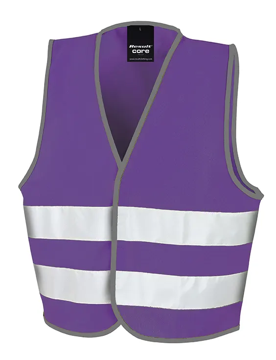Gilet de visibilité enfant Purple