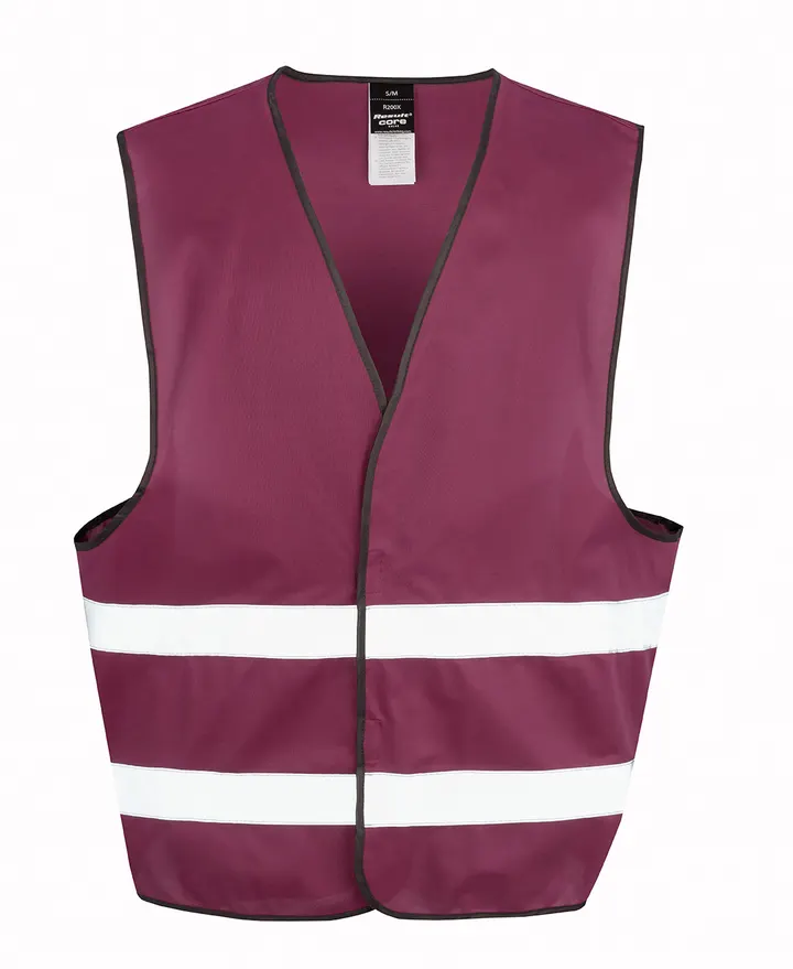 Gilet CORE à visibilité accrue Burgundy