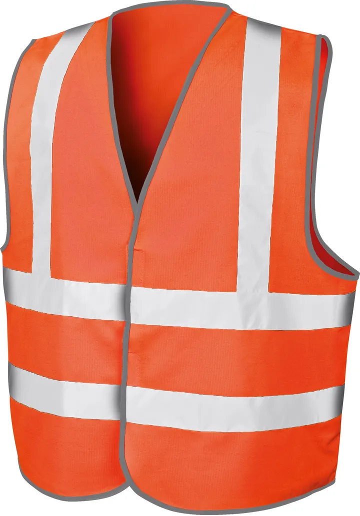 High Viz Motorway Vest Fluorescent Orange
