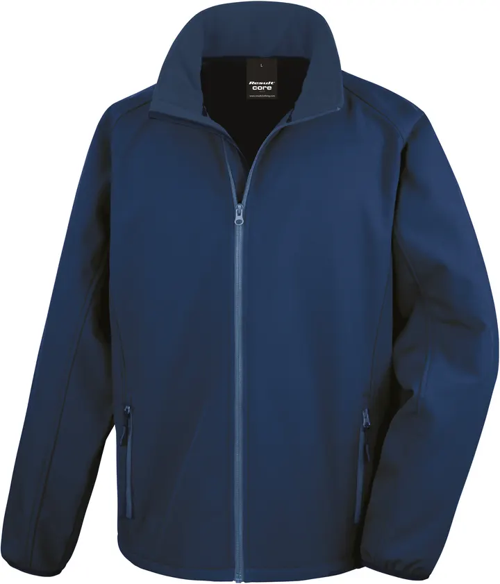 Veste Softshell Homme Printable Navy / Navy