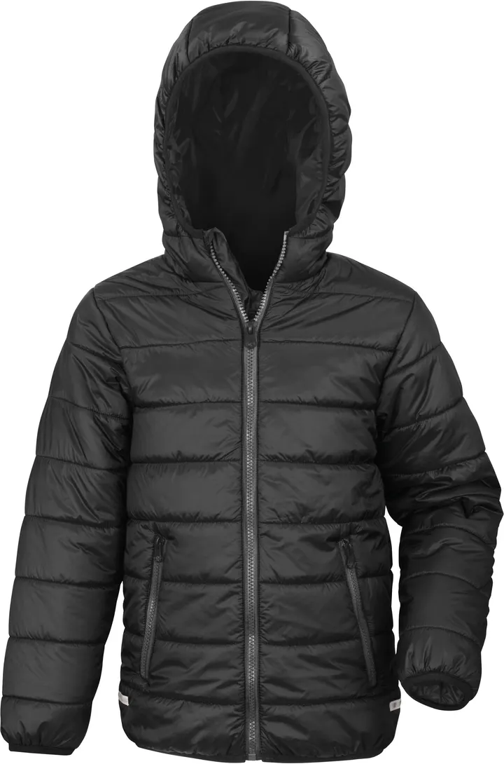 Junior/youth padded jacket Black