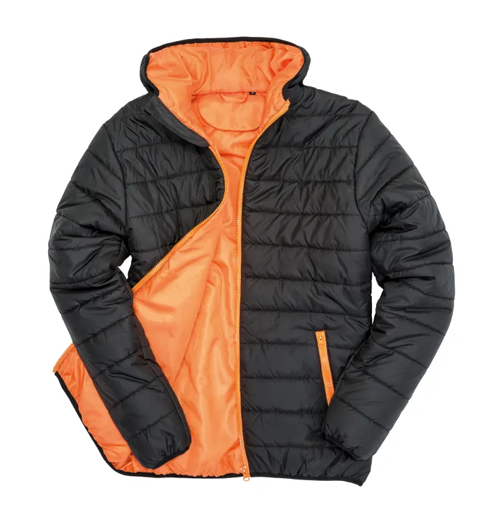 Steppjacke Black / Orange