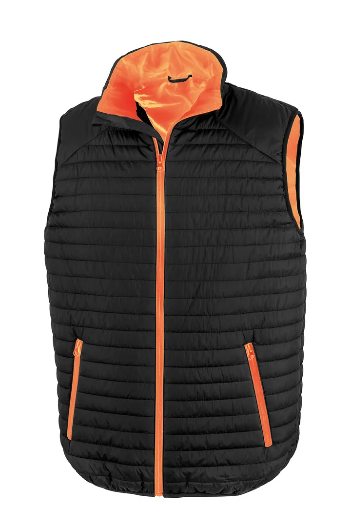 Bodywärmer Thermoquilt Black / Orange