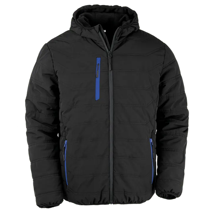 Veste matelassée black compass recyclée Black / Royal