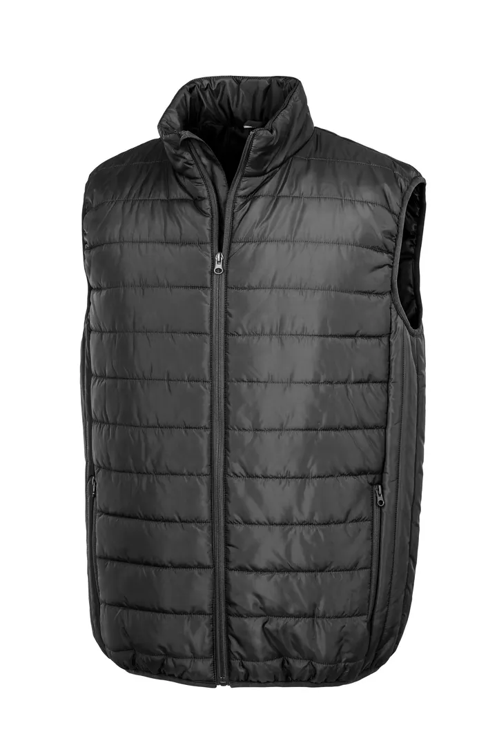 Bodywarmer recyclé et matelassé Core Black