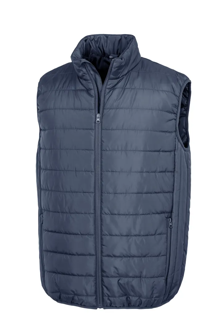 Bodywarmer recyclé et matelassé Core Navy