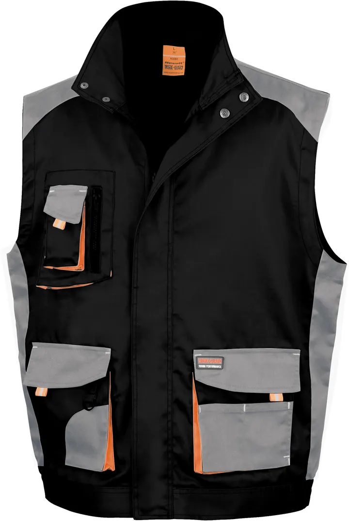 Gilet multipoches Lite Black / Grey / Orange