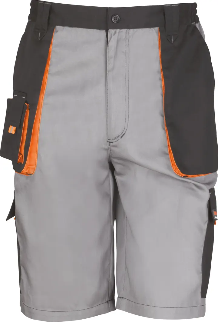 Work-guard Lite Shorts Grey / Black / Orange