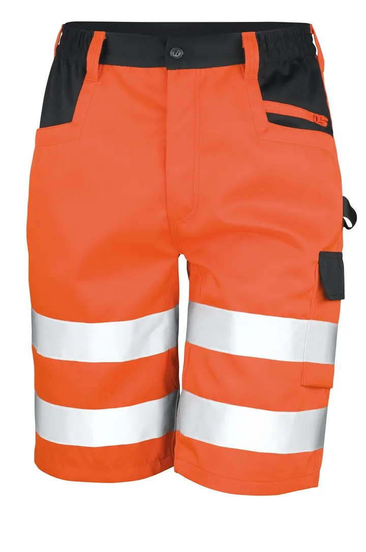 Short cargo de sécurité Fluorescent Orange