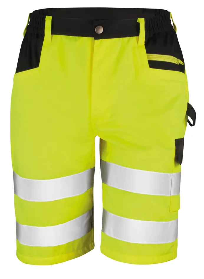 Short cargo de sécurité Fluorescent Yellow