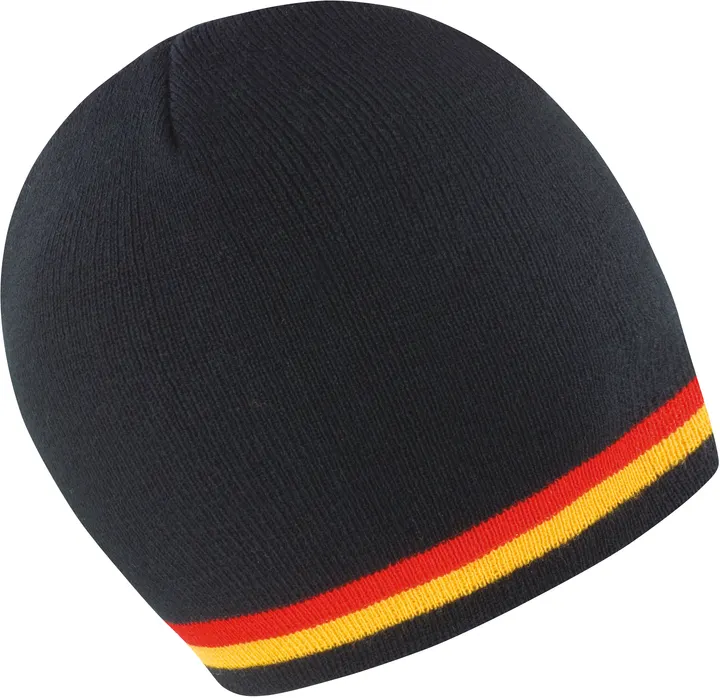 National Beanie Black / Red / Gold