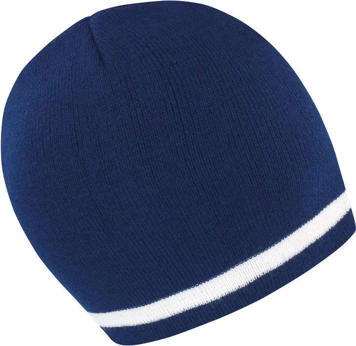 National Beanie Navy / White