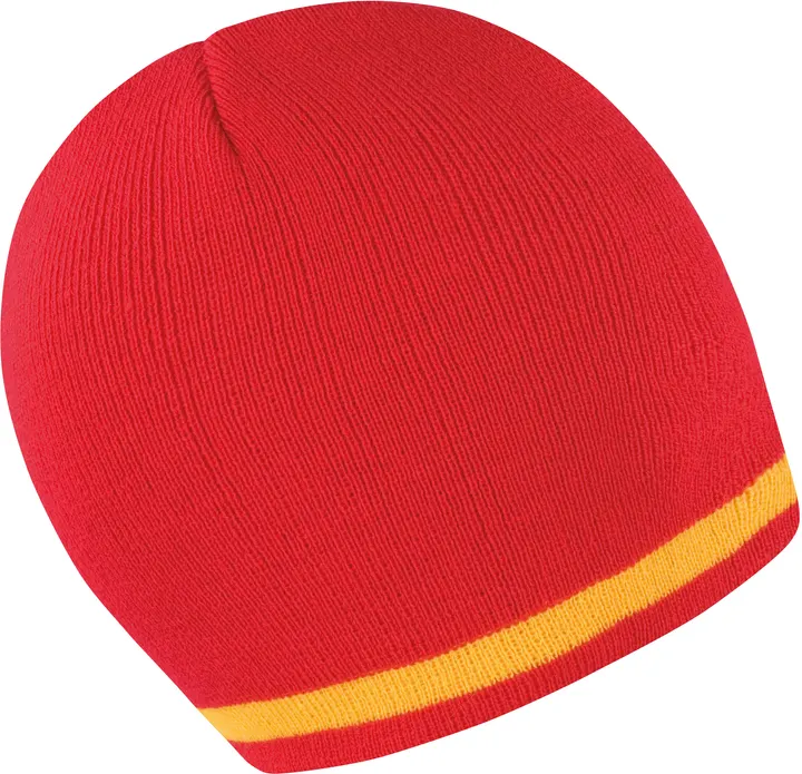 National Beanie Red / Yellow