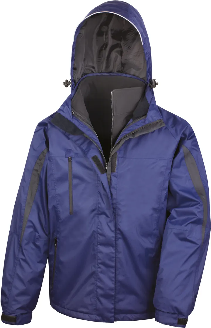 Parka 3en1 intérieur Softshell Navy