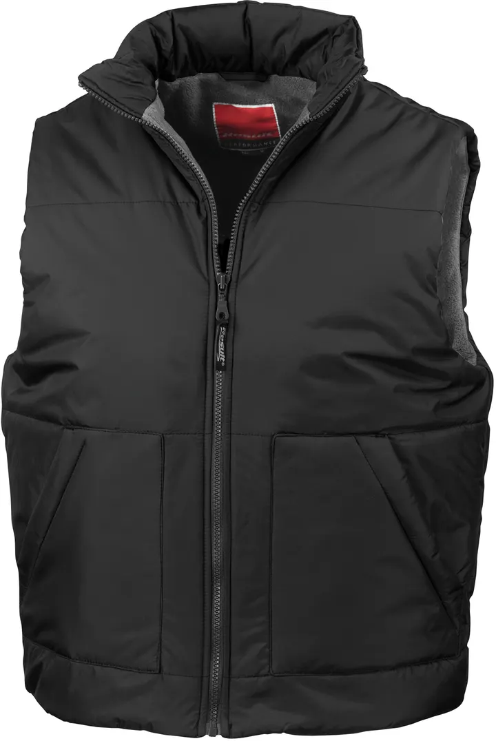 Bodywarmer doublé polaire Black