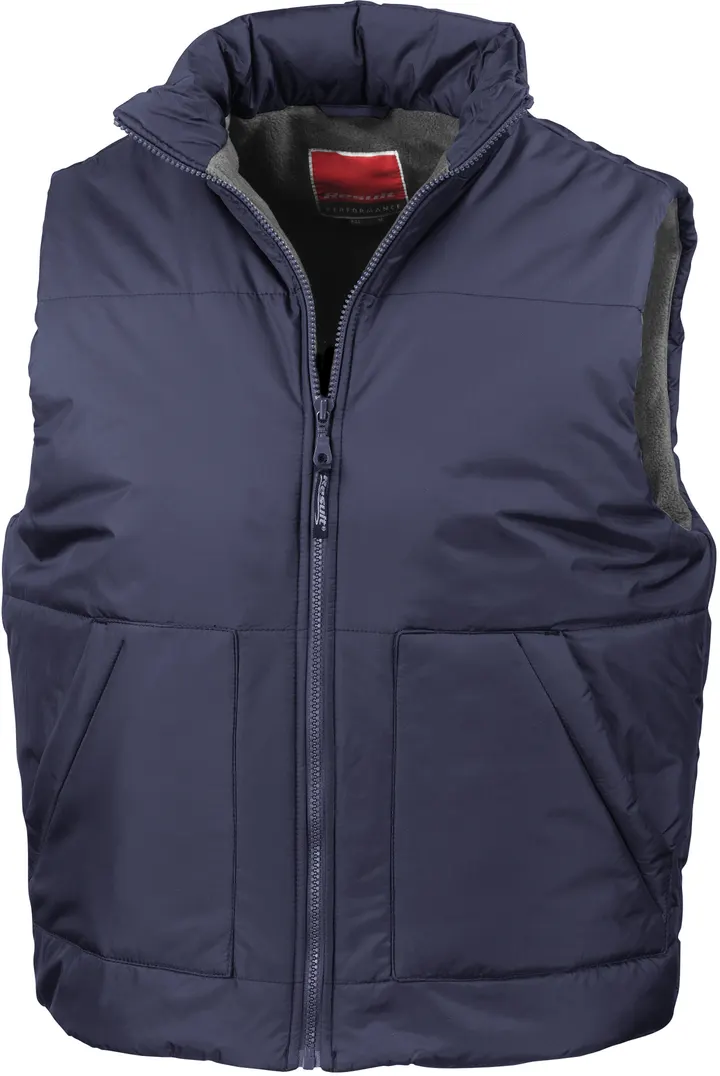 Bodywarmer doublé polaire Navy