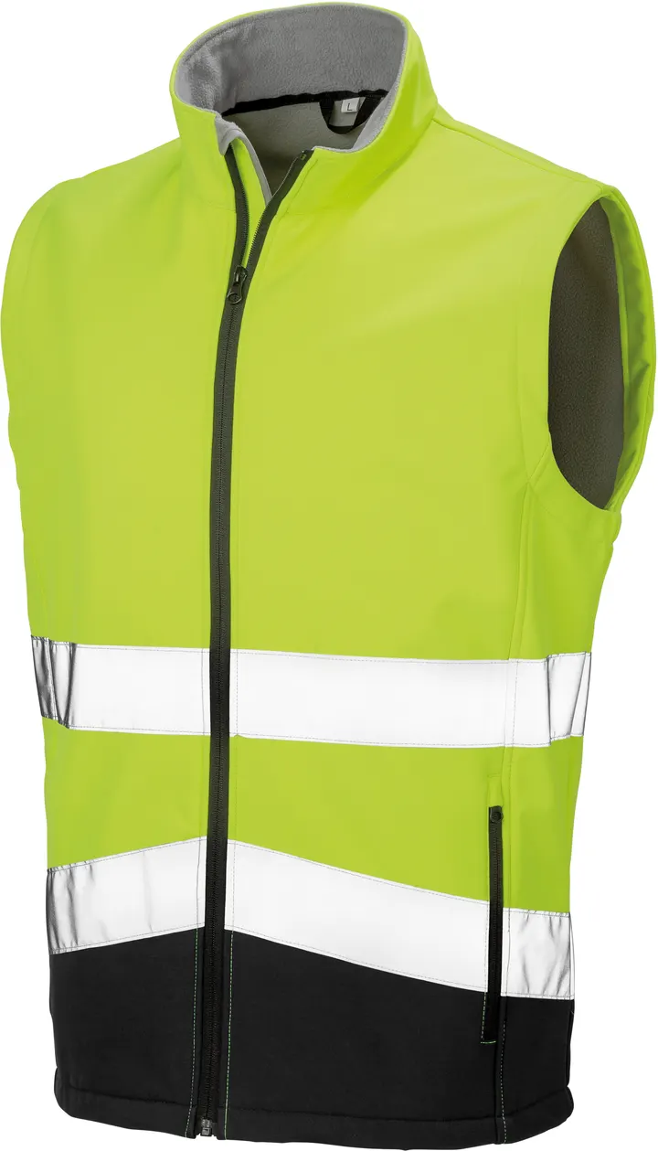 Gilet softshell High Viz Fluorescent Yellow / Black