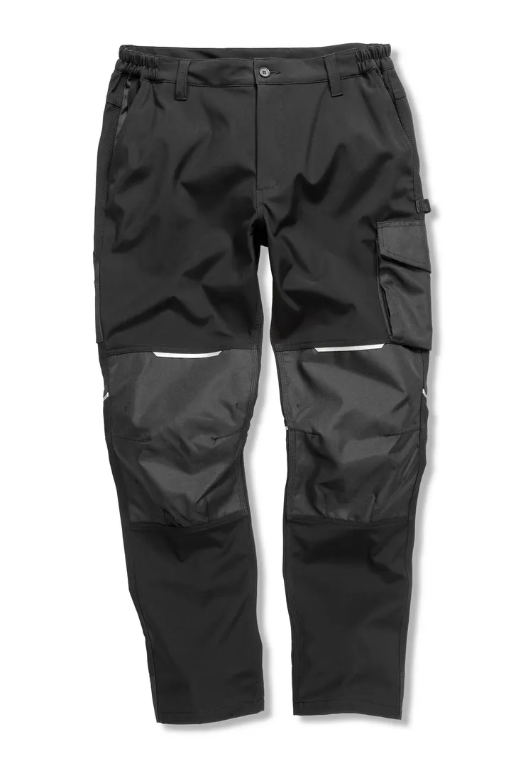Pantalon de travail slim SOFTSHELL Black